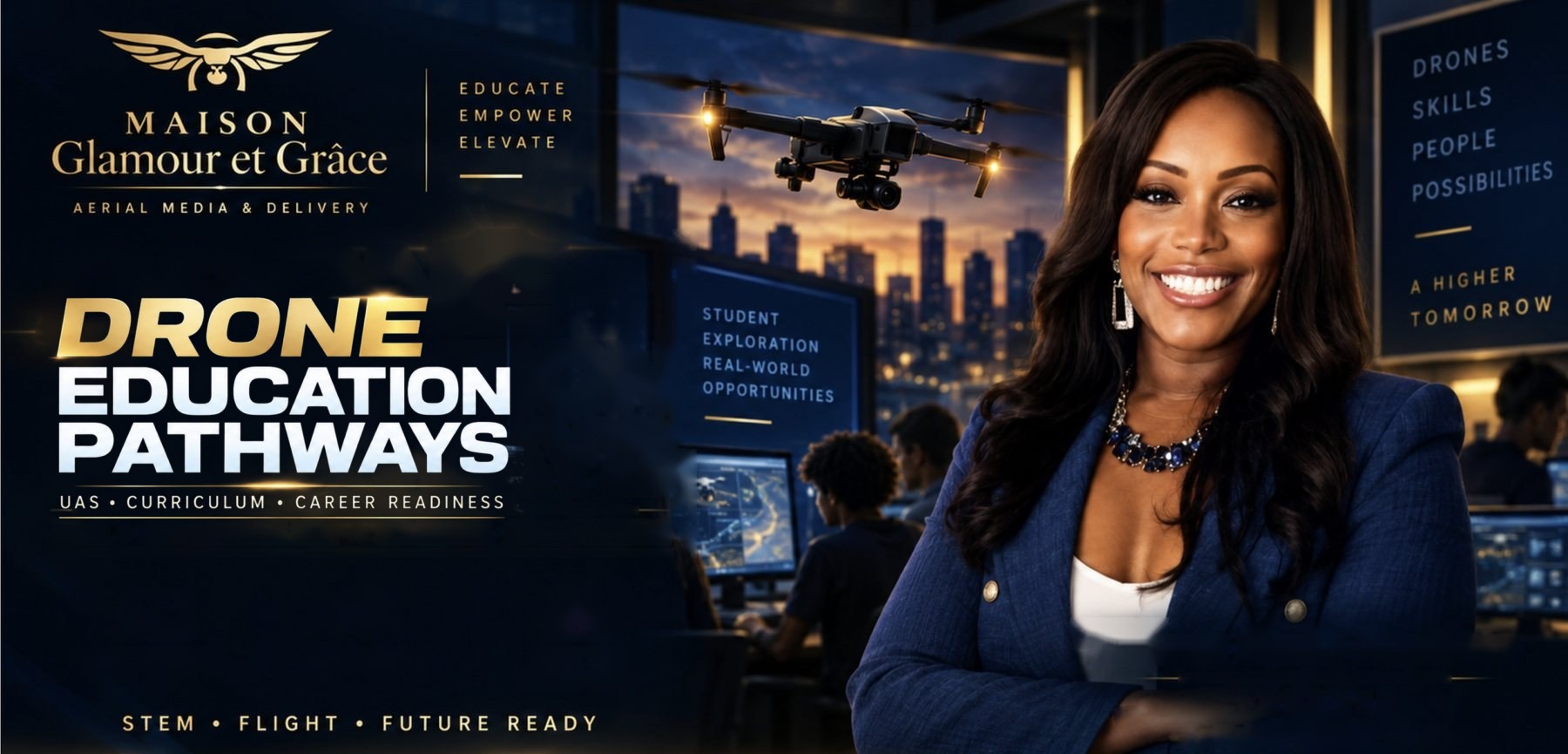 Drone Education Pathways: middle school, high school and Part 107 readiness
